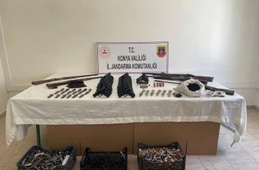 Antalya ve Konya'da jandarmadan silah kaçakçılığı operasyonu