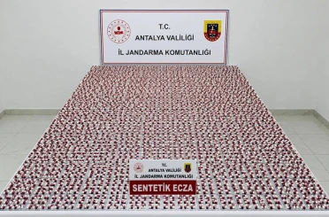 Antalya’da 15 bin 184 uyuşturucu hap ele geçirildi 
