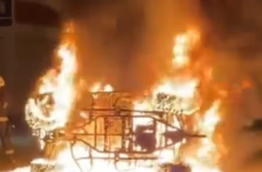 Antalya’da devrilerek alev alev yanan UTV’nin sürücüsü hayatını kaybetti 