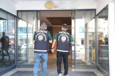 Antalya’da günübirlik konaklama yerlerine eş zamanlı denetim 