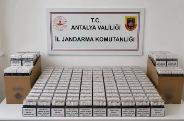 Antalya’da kaçak tütün operasyonu: 10 bin doldurulmuş makaron ele geçirildi 