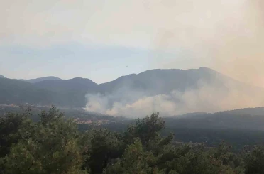 Antalya’daki orman yangınına müdahale sürüyor 