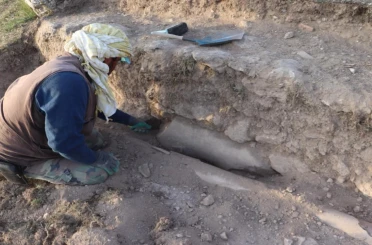 Antik Kentde 1800 yıllık heykel bulundu