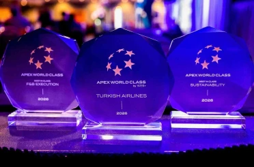APEX’ten Türk Hava Yolları’na beşinci kez ödül 