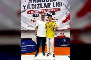 Arabanlı Taekwondocu bölge şampiyonu Ahmet Öztürk Gaziantep’i temsil edecek 