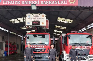 Arama kurtarma köpeklerinin eğitim üssü Trabzon oldu
