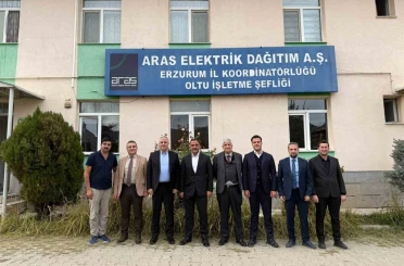 Aras EDAŞ üst yönetimi saha ziyaretlerinde 