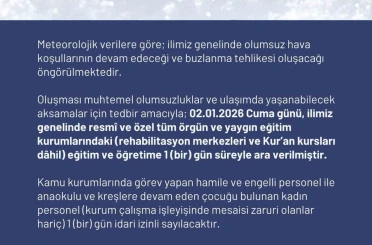 Ardahan’da eğitime kar engeli 