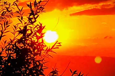 Ardahan’da gün doğumu mest etti 