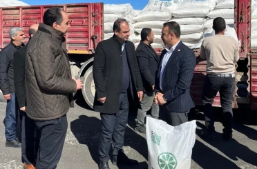 Arıcılara arı besleme şekeri dağıtıldı 