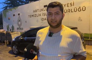 Artutuklu’da çöp konteynerlerinden yayılan koku vatandaşı rahatsız ediyor 