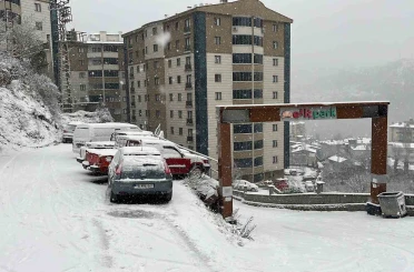 Artvin’de kar etkili oluyor 