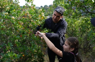 Ataşehir’de 438 metre yükseklikte çilek festivaline akın ettiler 
