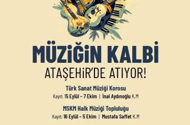 Ataşehir’de Kış Sanat Eğitimleri için kayıtlar başlıyor 