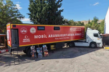 Atıl durumdaki tır dorsesi ‘Mobil Arama Kurtarma’ aracına dönüştürüldü 