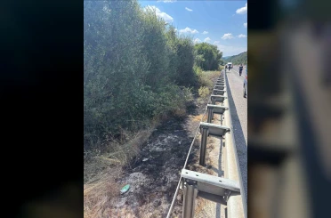 Atılan sigara izmariti muhtemel bir faciaya yol açıyordu 