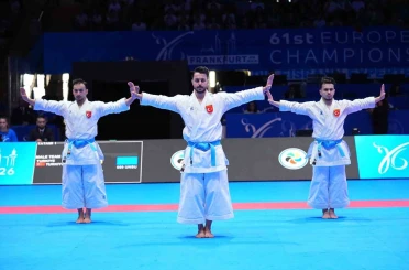 Avrupa Karate Şampiyonası’nda millilerden gümüş madalya 