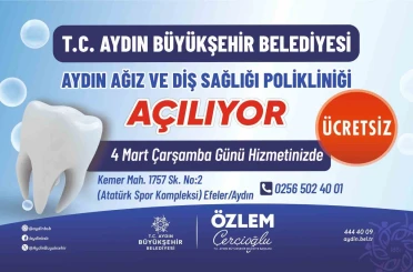 Aydın Ağız ve Diş Sağlığı Polikliniği hizmete açılıyor 