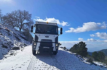 Aydın Büyükşehir Belediyesi’nden Paşa Yaylası’nda tuzlama çalışması 