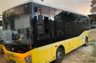Aydın Büyükşehir otobüsleri tahliye için beklemede 