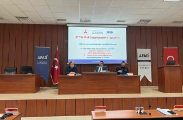 Aydın İl Afet ve Risk Azaltma Planı İzleme ve Değerlendirme Toplantısı yapıldı 
