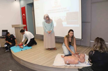 Aydın Ticaret Odası üyeleri ilk yardım eğitimi aldı 