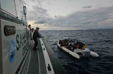Aydın’da 23 düzensiz göçmen kurtarıldı 