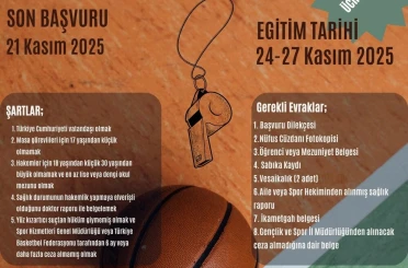 Aydın’da basketbol hakemliği için süreç başladı 