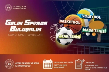 Aydın’da Kamu Spor Oyunları başlıyor 