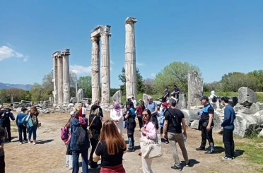 Aydın’da polisler ve aileleri tarihle buluştu 
