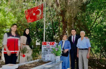 Aydın’da şehit öğretmenin ailesine anlamlı vefa 