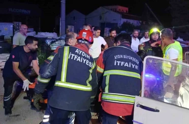 Aydın’da zincirleme trafik kazası: 3 yaralı 