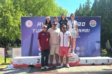 Aydınlı Tuana, heptatlonda Türkiye şampiyonu oldu 