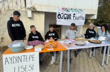 Aydıntepeli öğrencilerden Gazze’ye yardım eli 