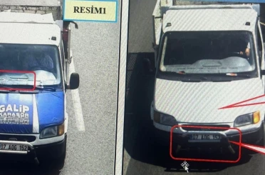 Aynı aracın üzerinde oynama yapıp, izini kaybettirmeye çalıştı 