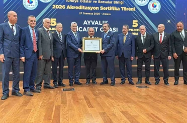 Ayvalık Ticaret Odası’nın hizmet kalitesi 4. kez tescillendi 