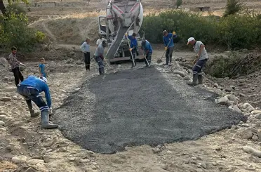 Babadağ’da üstyapı çalışmaları sürüyor
