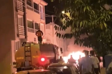 Babaeski’de otomobil yangını korkuttu