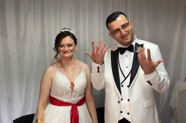 Babaeski’de sevgi engel tanımadı: İşitme ve konuşma engelli çift dünyaevine girdi