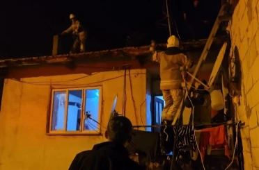 Baca yangını mahalleliyi sokağa döktü 