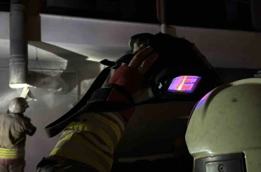 Baca yangınına termal kameralı müdahale 