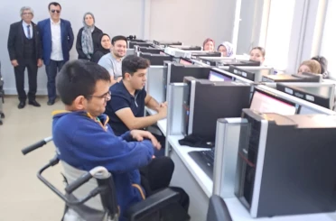 Bafra’da engellilere "Bilgisayar İşletmenliği Kursu" başladı 