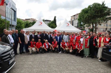 Bafra’da Kızılay kan alma birimi açılışı 