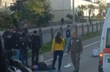 Bafra’da motosiklet kazası: 1 yaralı 