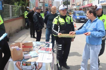 Bafra’da Trafik Haftası’nda farkındalık etkinliği 