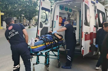 Bafra’da trafik kazası: 1 yaralı 