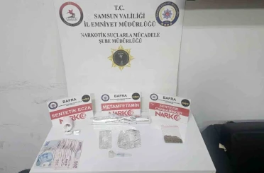 Bafra’da uyuşturucu operasyonu: 2 gözaltı 