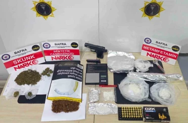 Bafra’da uyuşturucu ve silah operasyonu: Sanıklara 18’er yıl hapis 