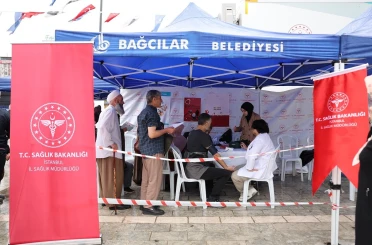 Bağcılar Meydanı’nda ücretsiz sağlık hizmeti 