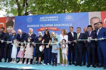 Bahçelievler’de Dursun Yıldırım Anaokulu’nun açılışı yapıldı 
